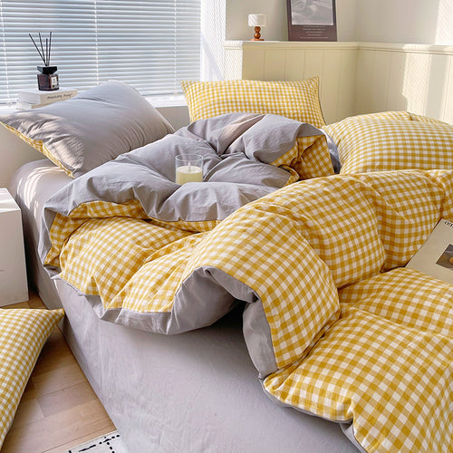 Washed Cotton Bedding Set – Pattern Collection