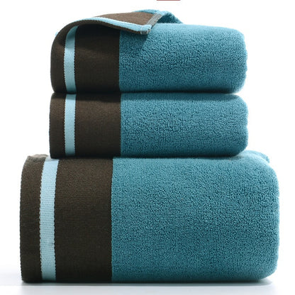 Cotton Bath & Hand Towels – Set of 3