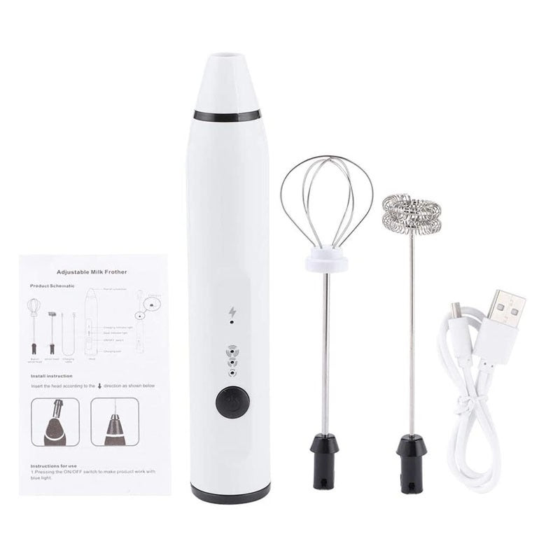 Handheld Milk Frother & Whisk Set