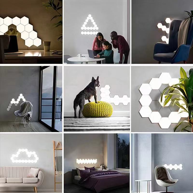 Smart Hexagon Wall Lights