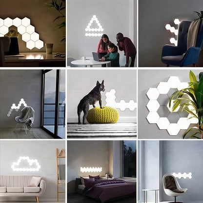 Smart Hexagon Wall Lights