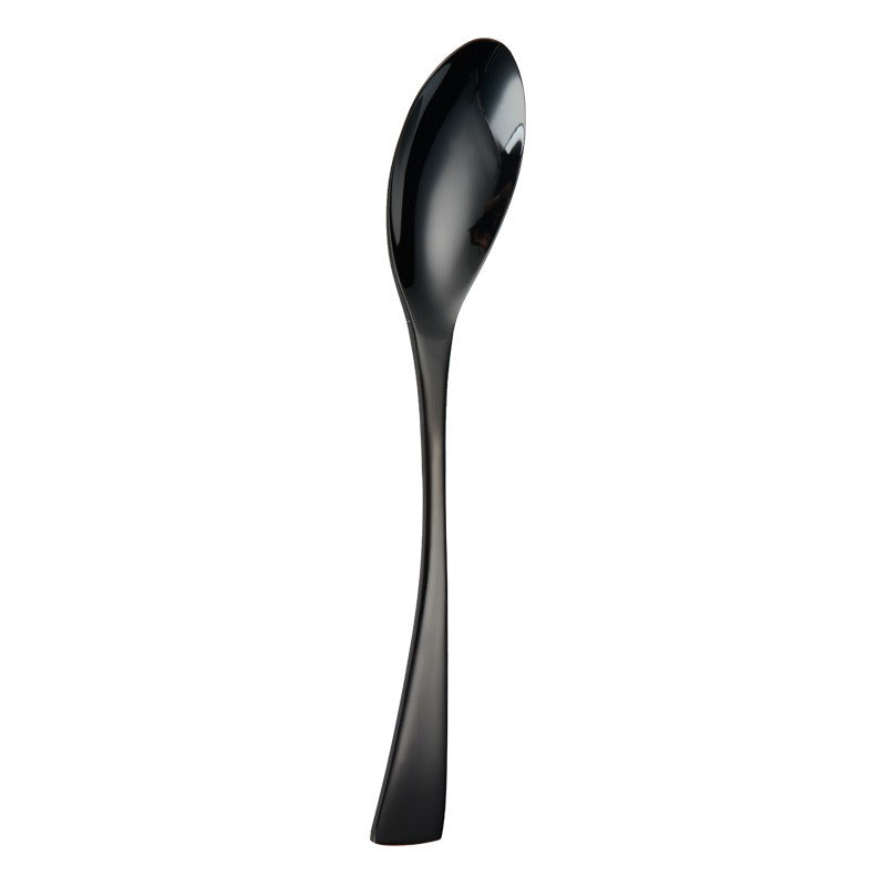 Caya Black Stainless Steel Cutlery Set