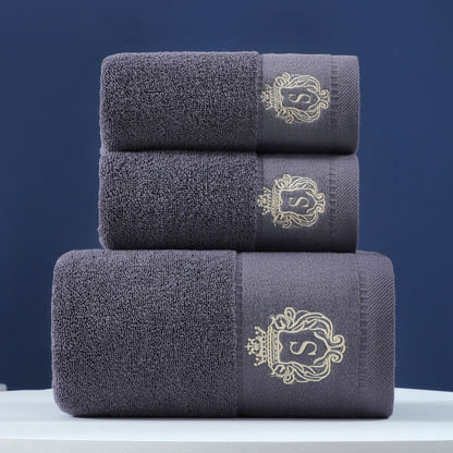 Cotton Bath & Hand Towels – Set of 3