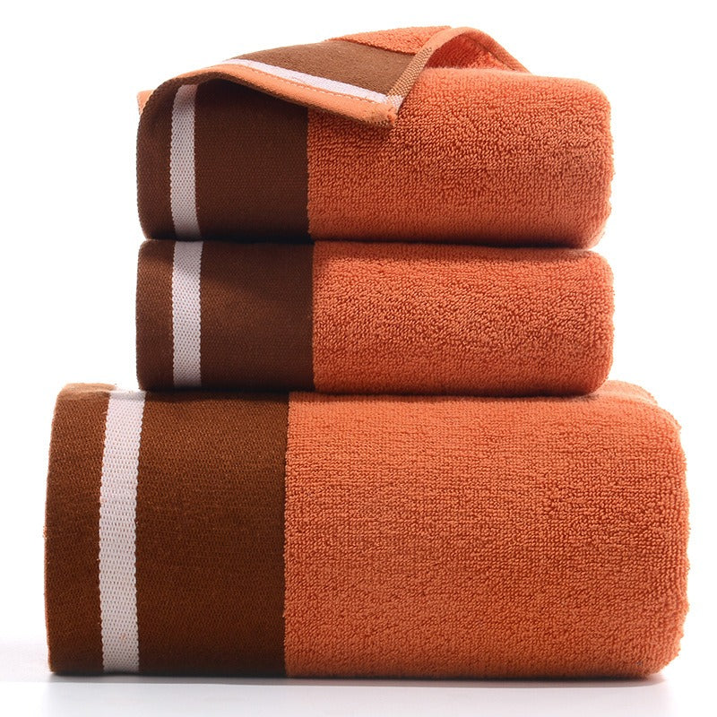 Cotton Bath & Hand Towels – Set of 3
