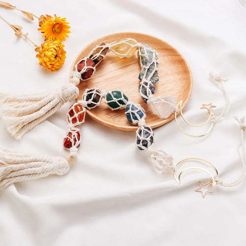 Macramé Crystal Hanging