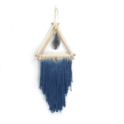 Peacock Feather Woven Wall Tapestry