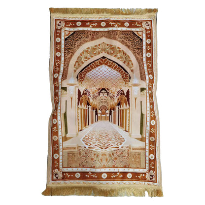 Worship Carpet Living Room Prayer Mat Velvet Printed Mat