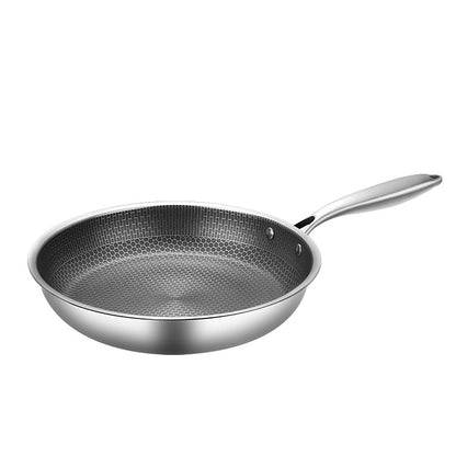 Stainless Steel Honeycomb Frying Pan