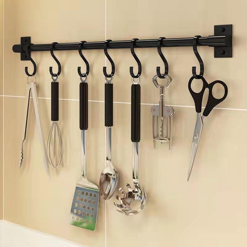 No-Drill Kitchen Utensil Hook Rack