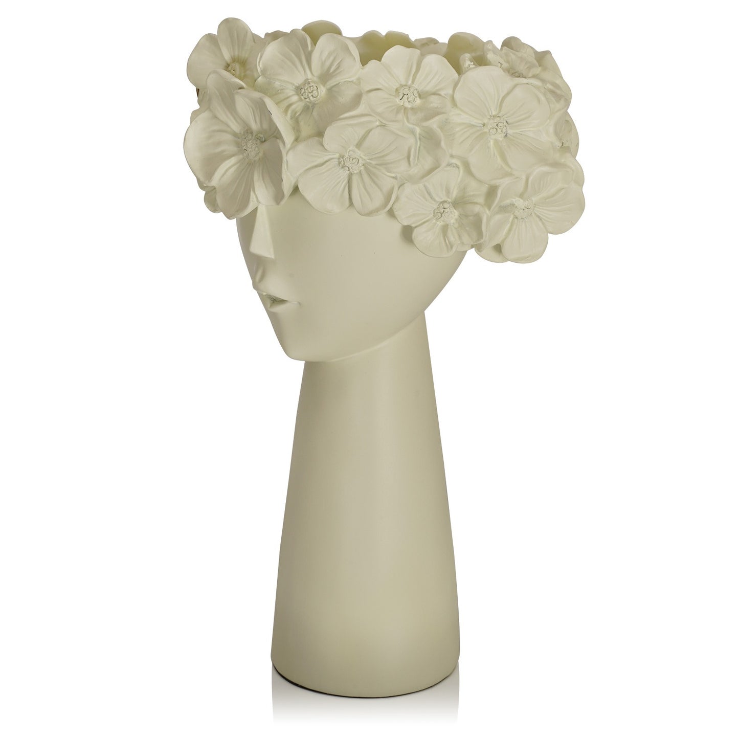 beige flowerpot home resin ornaments