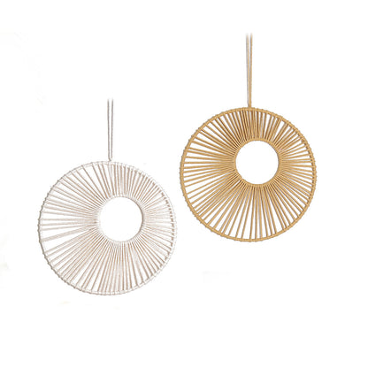 New Wall Decoration Pendant Pendant Handmade Sen Series Round Iron Ring Hollow Pendant Tapestry