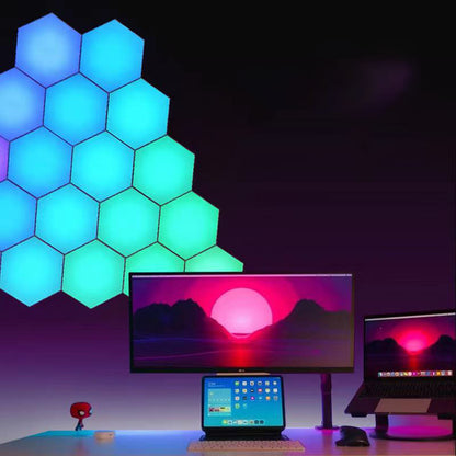 Smart Hexagon Wall Lights
