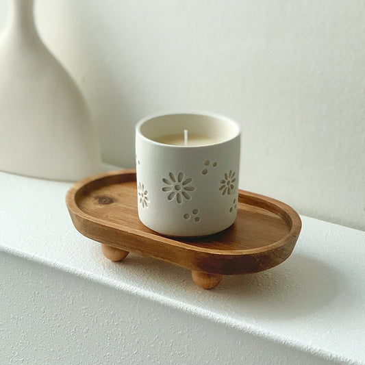 Wooden Entryway Storage Tray