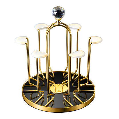 Rotating Glass Drying Rack
