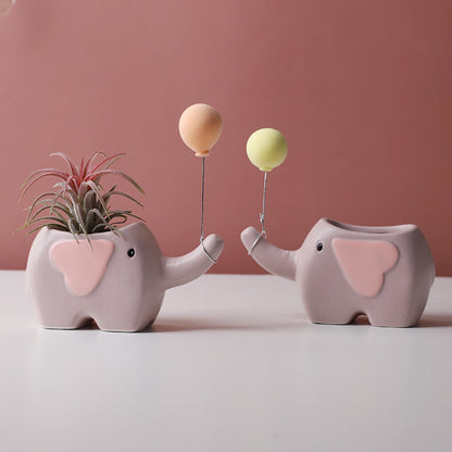 Succulent Ceramic Flower Pots Plant Pots Balcony Decoration