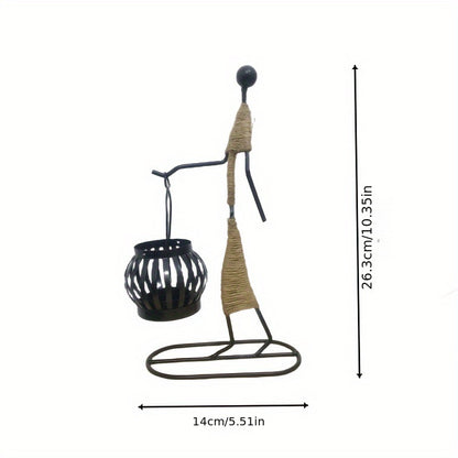Wrought Iron Candle Holder