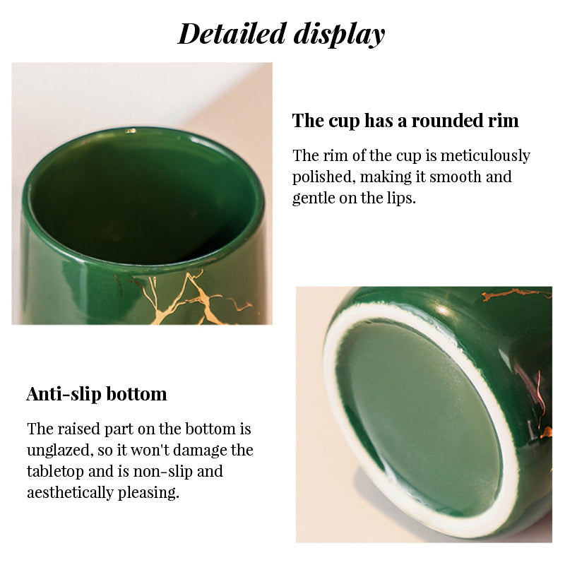 Couple's Ceramic Bathroom Cups