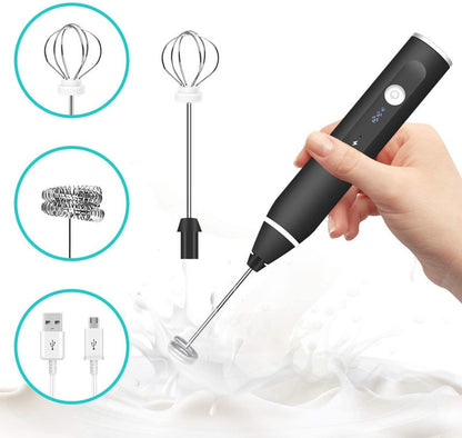 Handheld Milk Frother & Whisk Set