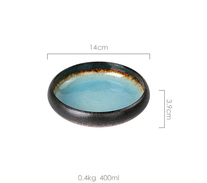 Creative retro ceramic plates plates dishes sushi plates tableware snack plates