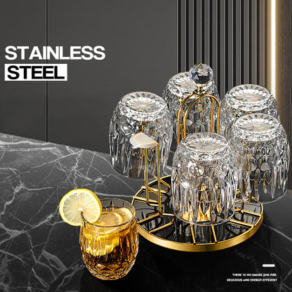Rotating Glass Drying Rack