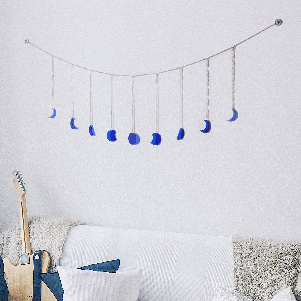Acrylic Eclipse 9 Hanging Iron Chain Wall Ornament Wall Ornament