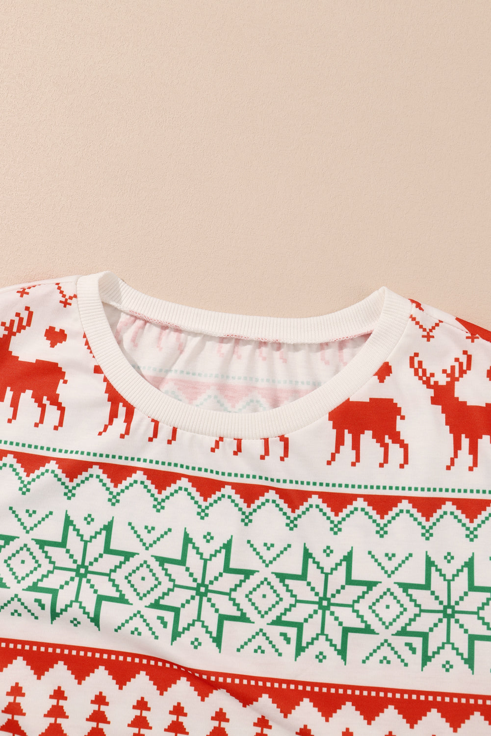 Reindeer Print Lounge Set