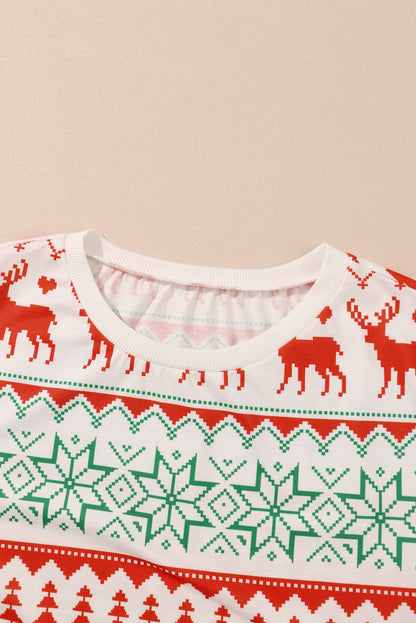 Reindeer Print Lounge Set